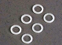 [ TRX-3685 ] Traxxas White plastic washers (5x8x1.0mm) (6) -TRX3685 