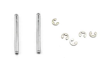 [ TRX-3740 ] Traxxas Suspension pins,  2.5x31.5mm (king pins) w/ E-clips (2) (strengthens caster blocks) -TRX3740 