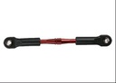 [ TRX-3738 ] Traxxas Turnbuckle, aluminum (red-anodized), camber link, rear, 49mm (1) (assembled with rod ends & hollow balls)(See part 3741X for complete camber link set) 