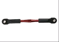 [ TRX-3738 ] Traxxas Turnbuckle, aluminum (red-anodized), camber link, rear, 49mm (1) (assembled with rod ends &amp; hollow balls)(See part 3741X for complete camber link set) -TRX3738 