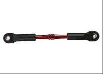[ TRX-3738 ] Traxxas Turnbuckle, aluminum (red-anodized), camber link, rear, 49mm (1) (assembled with rod ends & hollow balls)(See part 3741X for complete camber link set) -TRX3738 