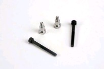 [ TRX-3742 ] Traxxas Shoulder screws, steering bellcranks (3x30mm hex cap) (2)/ draglink shoulder screws (chrome) (2) -TRX3742 