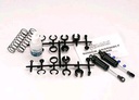 [ TRX-3760 ] Traxxas Ultra Shocks (black) (long) (complete w/ spring pre-load spacers & springs) (front) (2) -TRX3760 