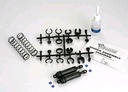 [ TRX-3762 ] Traxxas Ultra Shocks (black) (xx-long) (complete w/ spring pre-load spacers & springs) (rear) (2) -TRX3762 