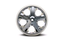[ TRX-3772 ] Traxxas Wheels, All-Star 2.8&quot; (chrome) (electric rear) -TRX3772 