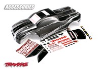 [ TRX-3915X ] Traxxas Body, E-Maxx Brushless, ProGraphix (replacement for painted body. Graphics are printed, requires paint & final color application)/decal sheet 