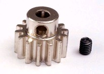[ TRX-3944 ] Traxxas Gear, 14-T pinion (32-p) (mach. steel)/ set screw -TRX3944 
