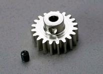 [ TRX-3950 ] Traxxas Gear, 20-T pinion (32-p) (mach. steel)/ set screw 