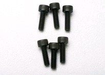 [ TRX-3965 ] Traxxas Screws, 2.5x8mm cap-head machine (6) -TRX3965 