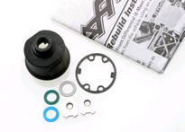 [ TRX-3978 ] Traxxas Carrier, differential (heavy duty)/ x-ring gaskets (2)/ ring gear gasket/ bushings (2)/ 6x10x0.5 TW 