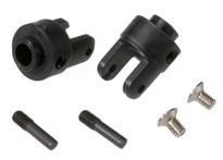 [ TRX-4628R ] Traxxas Differential output yokes, black (2)/ 3x5mm countersunk screws (2)/ screw pin (2) -TRX4628R