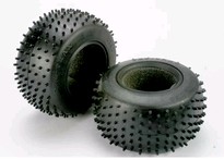 [ TRX-4790R ] Traxxas Tires, Pro-Trax spiked 2.2&quot; (soft-compound)(rear) (2)/ foam inserts (2) -TRX4790R