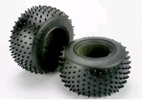 [ TRX-4790R ] Traxxas Tires, Pro-Trax spiked 2.2" (soft-compound)(rear) (2)/ foam inserts (2) -TRX4790R