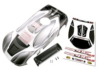 [ TRX-4812 ] Traxxas Body, Nitro 4-Tec 3.3, ProGraphix (replacement for the painted body. Graphics are pinted, requires paint & final color application.) 