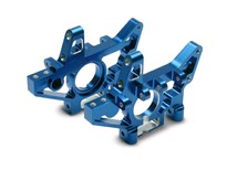 [ TRX-4930X ] Traxxas Bulkheads, front (machined 6061-T6 aluminum) (blue) (l&r) (requires use of 4939X suspension pins) 