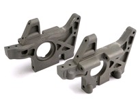 [ TRX-4930R ] Traxxas Bulkheads (l & r) (front) (grey)