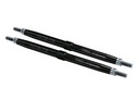 [ TRX-5141A ] Traxxas Toe links, Maxx (Tubes black-anodized, 7075-T6 aluminum, stronger than titanium) (112mm, front) (2)/ rod ends (4)/ aluminum wrench (1) (For Maxx models w/sealed pivot ball suspension & 3.8' wheels) 