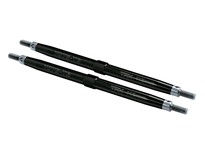 [ TRX-5141A ] Traxxas Toe links, Maxx (Tubes black-anodized, 7075-T6 aluminum, stronger than titanium) (112mm, front) (2)/ rod ends (4)/ aluminum wrench (1) (For Maxx models w/sealed pivot ball suspension & 3.8' wheels) 