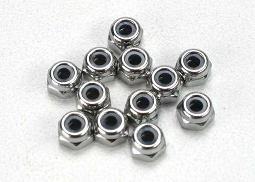 [ TRX-5158 ] Traxxas Nuts, 2.5mm nylon locking (12)