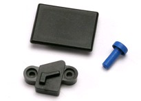 [ TRX-5157 ] Traxxas Cover plates and seals, forward only conversion (Revo) (Optidrive blank-out plate, Optidrive sensor cover, shift fork cover) -TRX5157 