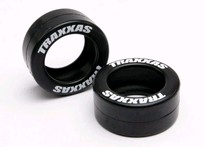[ TRX-5185 ] Traxxas Tires, rubber (2) (fits Traxxas wheelie bar wheels) -TRX5185 