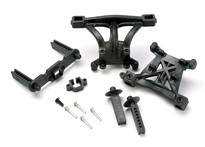 [ TRX-5314 ] Traxxas Body mounts, front & rear/ 2.5x18mm screw pins (4)/ 4x10mm BCS (1) 