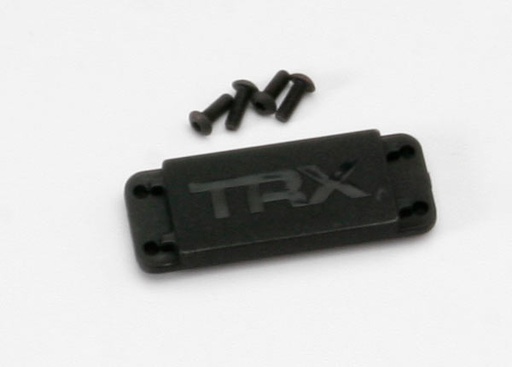 [ TRX-5326X ] Traxxas Cover plate, steering servo/ 3x8 BCS (4) 