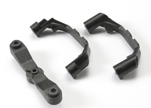 [ TRX-5343X ] Traxxas Mount, steering arm/ steering stops (2) (lower hinge pin retainer) (includes standard and maximum throw steering stops) 