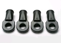 [ TRX-5348 ] Traxxas Rod ends, Revo (large, for rear toe link only) (4) 
