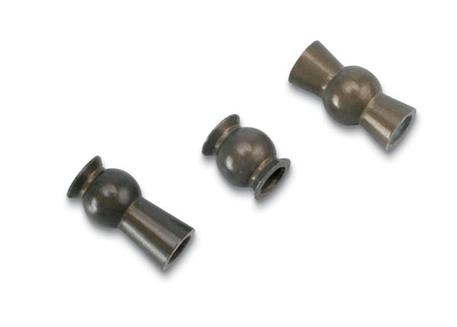 [ TRX-5355X ] Traxxas Hollow ball set, aluminum Revo (30)/ tall centered hollow ball (2)/ tall offset hollow ball (2)/ bump steer adjustment shims; 3.5mm (2), 1.17mm (2) 