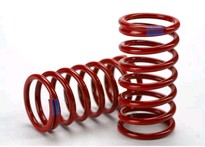 [ TRX-5445 ] Traxxas Spring, shock (red) (GTR) (6.4 rate purple) (1 pair) 