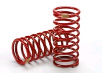 [ TRX-5435 ] Traxxas Spring, shock (red) (GTR) (2.6 rate yellow) (1 pair) 