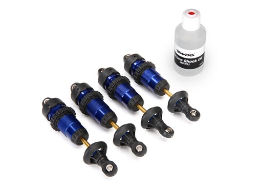 [ TRX-5460A ] Traxxas SHOCKS, GTR ALUMINUM, BLUE-ANO