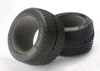 [ TRX-5471 ] Traxxas Tires, Response racing 3.8" (soft-compound, narrow profile, short knobby design)/ foam inserts (2) 