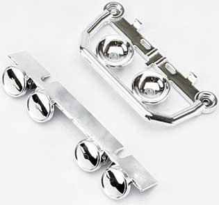 [ TRX-5634 ] Traxxas Lightbar, front bumper (chrome) (1), roof lightbar (chrome) (1) -TRX5634 
