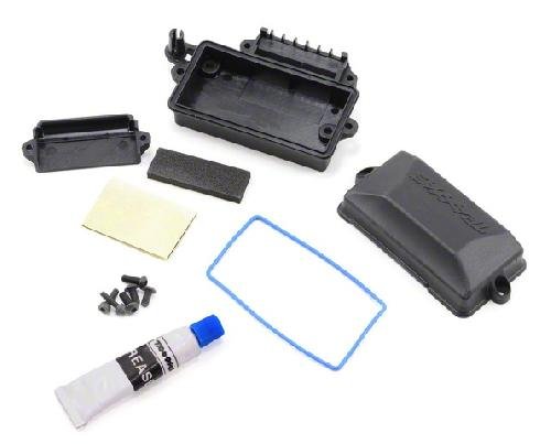 [ TRX-5624 ] Traxxas Box, receiver (sealed)/ foam pad/ silicone grease/ 3x8mm BCS (2)/ 2.5x8mm CS (2)/ 3x6mm BCS (2) -TRX5624 