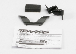 [ TRX-5629 ] Traxxas Retainer clip, battery (1)/ front clip (1) /rear clip (1)/ foam spacer (1) (for one battery compartment) 