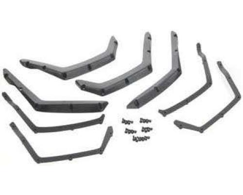 [ TRX-5617 ] Traxxas Fender flairs, front & rear (4)/ fender flair retainers, front & rear (4)/ 2.5x6mm CS (22) 