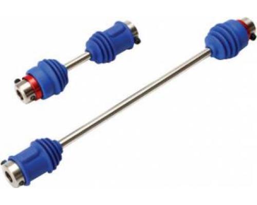 [ TRX-5650R ] Traxxas Driveshafts, center E-Revo (steel constant-velocity) front (1)/ rear (1) (assembled with inner and outer dust boots, for E-Revo & Summit) -TRX5650R