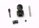 [ TRX-5653 ] Traxxas Differential CV output drive (machined steel) (1)/ screw pin (with threadlock) (1)/ cross pin (1)/ drive pin (1) 