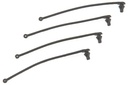 [ TRX-5750 ] Traxxas Body clip retainer, black (4)