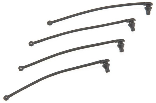 [ TRX-5750 ] Traxxas Body clip retainer, black (4)