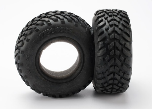 [ TRX-5871R ] Traxxas Tires, Ultra soft, S1 compound for off-road racing, SCT dual profile 4.3x1.7- 2.2/3.0" (2)/ foam inserts (2) 
