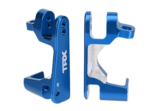 [ TRX-6832X ] Traxxas Caster blocks (c-hubs), aluminum, left & right (blue-anodized) -TRX6832X