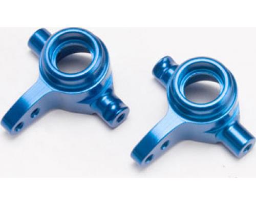 [ TRX-6837X ] Traxxas Steering blocks, aluminum, left &amp; right (blue-anodized) 