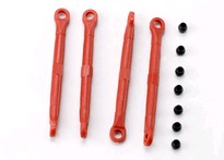 [ TRX-7038 ] Traxxas Toe link, front & rear (molded composite) (4)/ hollow balls (8) (1/16 Slash) 