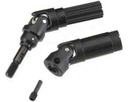 [ TRX-7051 ] Traxxas Driveshaft assembly (1)  left or right (1/16 Slash) (fully assembled, ready to install)/ 3x10mm screw pin (1) 