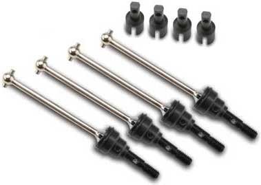 [ TRX-7051X ] Traxxas Driveshaft, 1/16 Slash (steel constant-velocity) (assembled) (4) 