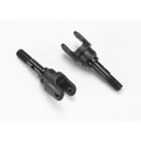 [ TRX-7054 ] Traxxas Stub axle, steel (2)/ yokes (2) (assembled) 