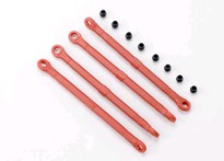 [ TRX-7138 ] Traxxas Toe link, front & rear (molded composite) (4)/ hollow balls (8) (1/16 E-Revo) 